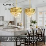 400mm Round Crystal Chandelier in Elegant Gold - Image 2