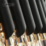 800mm Black Gold Luxury Crystal Chandelier - Image 3