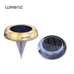3W Round Solar Garden Pathway Light