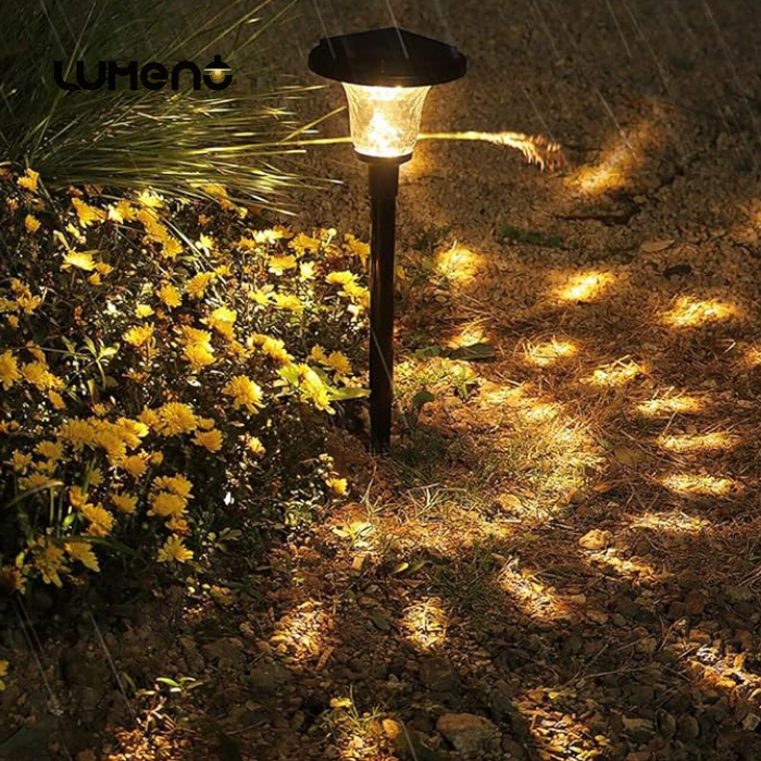 GL002 ( 2 ) 5W Solar Crystal Bollard Garden Light - Image 1