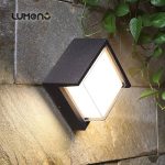 3000K Square LED Wall Light – IP54 Waterproof for Garden/Patio
