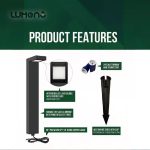 4-Pack 3W Warm White Integrated LED Landscape Pathway Light , 12V Low Voltage Modern Path Lights - Image 5