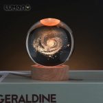 JANARARY Large 3D Galaxy Crystal Ball Night Light, Crystal Lamp 16 Color Changing with Remote Control for Bedroom Decor, Ideal Birthday Gift for Teens Boys and Girls, Galaxy Model - Image 6