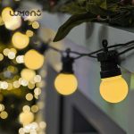 ConnectGo® Festoon Lights, Connectable, Frosted LED Bulbs