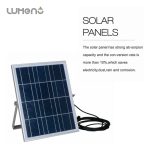 LED SOLAR FLOOD LIGHT WITH EXTERNAL SOLAR PANEL AND REMOTE CONTROL CIRCUIT 150W - Image 5