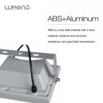 LED SOLAR FLOOD LIGHT WITH EXTERNAL SOLAR PANEL AND REMOTE CONTROL CIRCUIT 150W - Image 6