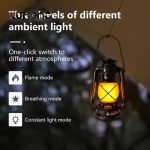 Retro Rechargeable LED Lantern – Portable Hanging Camping & Decor Light - Image 4