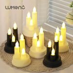 LED Flameless Vintage Candle – Battery Operated Decorative Light