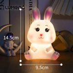 Cute Rabbit LED Night Light – Baby & Kids Bedroom Lamp - Image 3